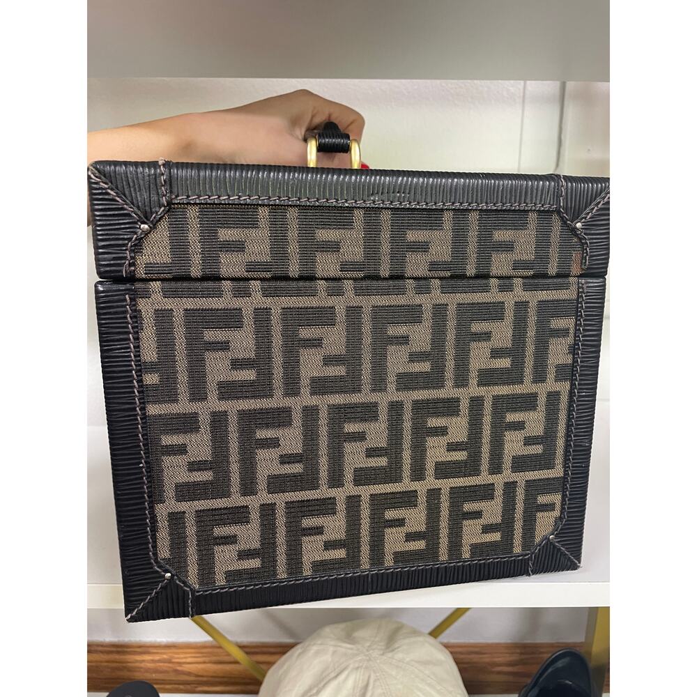 Fendi Vintage Zucca Canvas Vanity Case - Picture 9 of 10